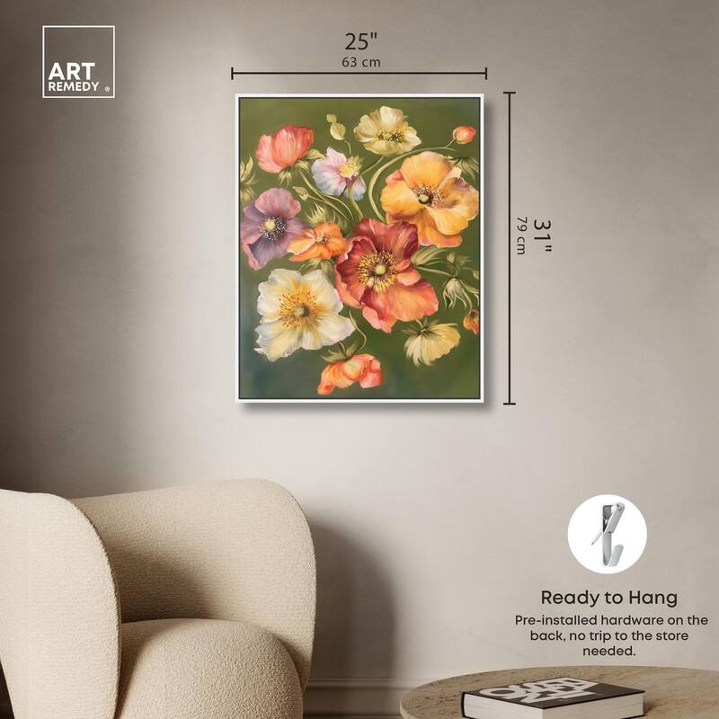 Twilight Tulips I Canvas by Art Remedy