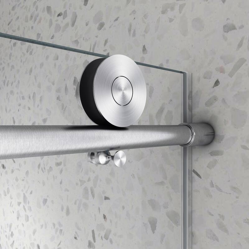 Frameless one fixed and one shifted Shower Door