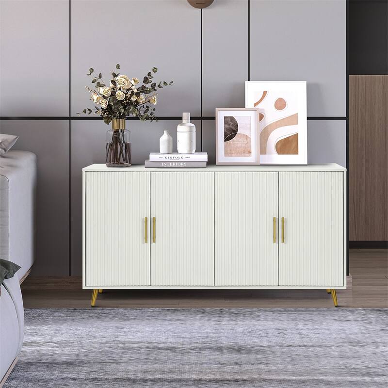 Sideboard Storage Cabinet & Adjustable Shelves for Living Room Bedroom