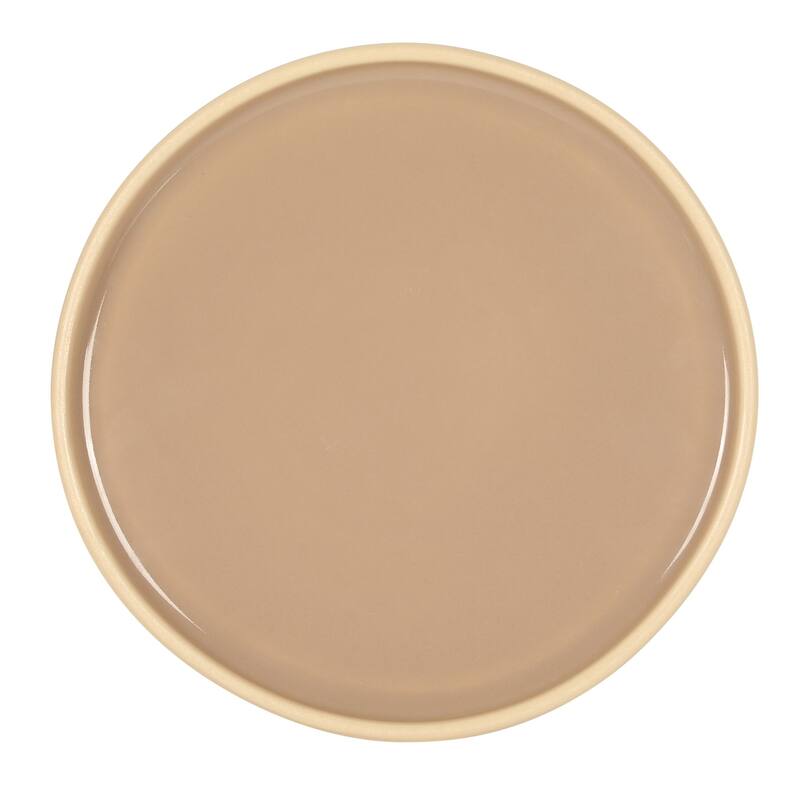 Gibson Elite - Made in Portugal - Port Gaia 10.2 Inch Dinner Plates Set of 4 - Reactive Glaze Dish Set