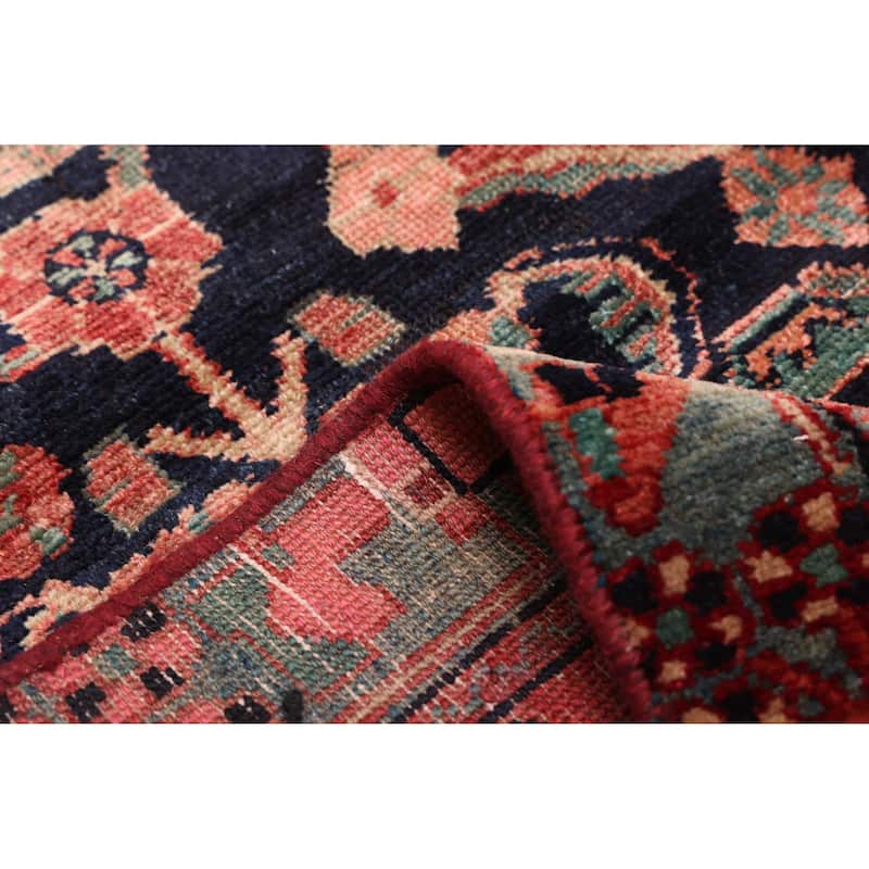 ECARPETGALLERY Hand-knotted Anadol Dark Navy Wool Rug - 4'9 x 9'8