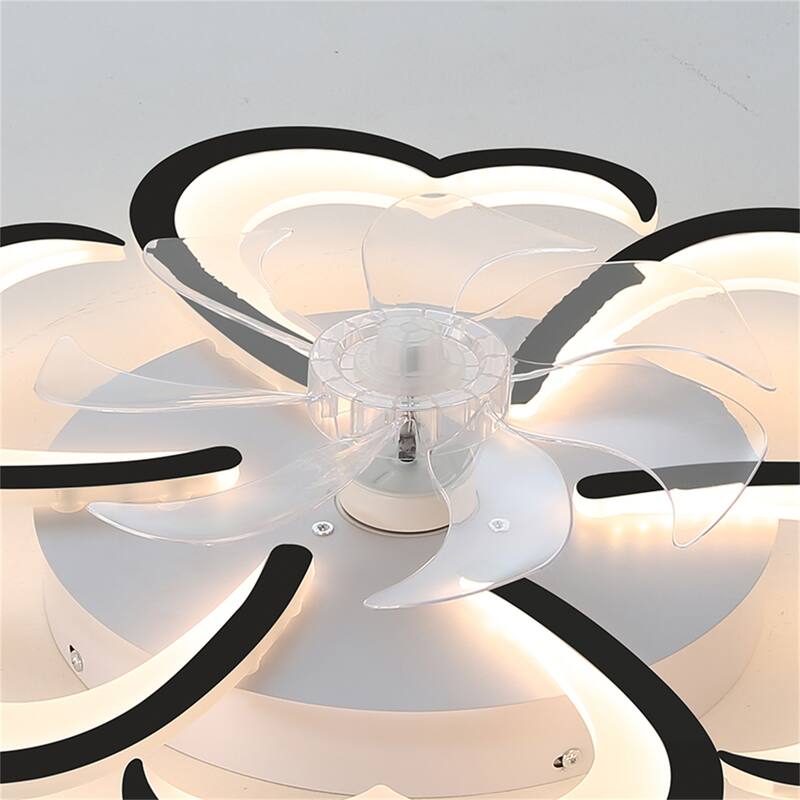 26.7" Ceiling Fan with Lights, Remote Control 3 Color Temperatures