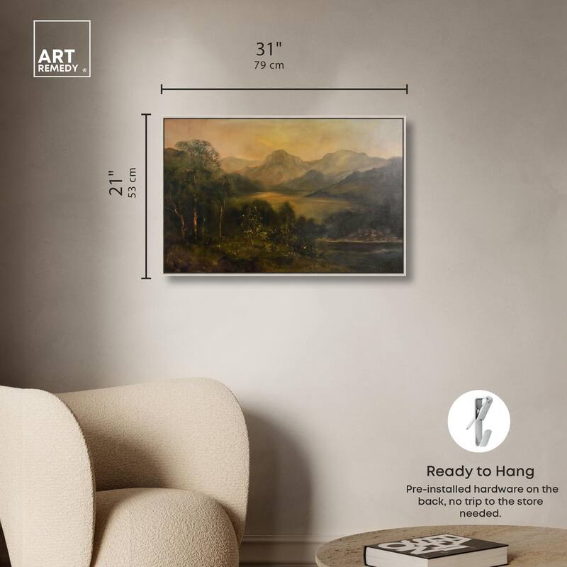 Highland Hues Canvas by Art Remedy