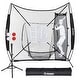 preview thumbnail 2 of 7, Patiassy 7 ft x 7 ft Baseball Softball Hitting Pitching Practice Net