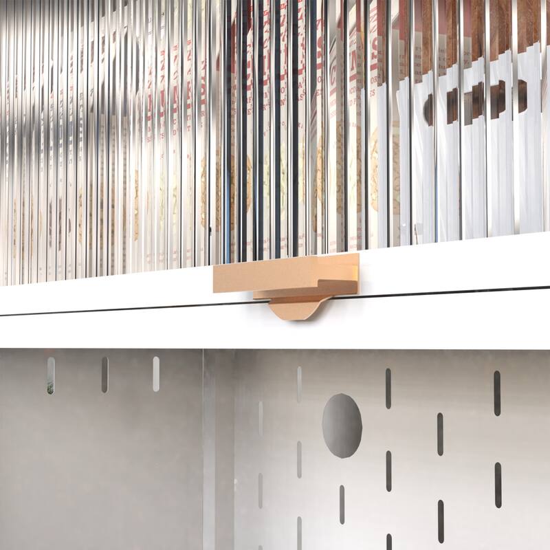 73" Metal Kitchen Pantry Cabinet with Adjustable and Anti-Tip Design