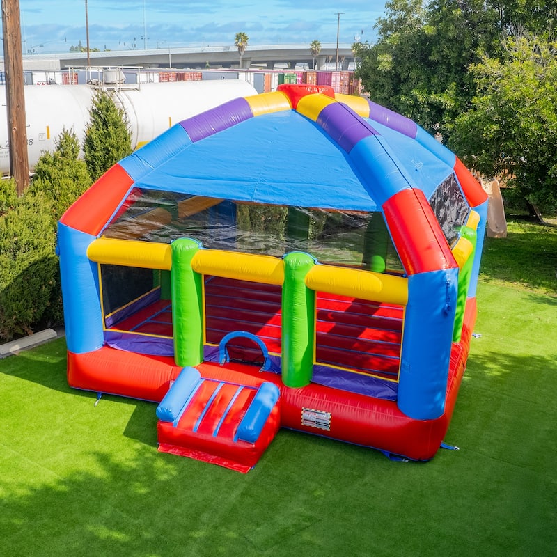 XJUMP Grand Party Dome 20 x 20 Commercial Grade Inflatable Bounce House with Air Blower, Outdoor Play for Kids, Summer Fun