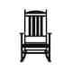 Laguna 3-Piece Weather-Resistant Rocking Chairs with Side Table Set