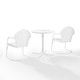 preview thumbnail 20 of 38, Crosley Tulip 3Pc Outdoor Bistro Set - 98 W x 29 D x 32.88 H