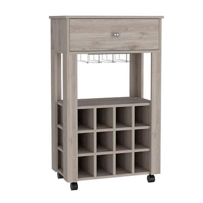 Ambler 1-Drawer 12-Bottle Wine Cabinet