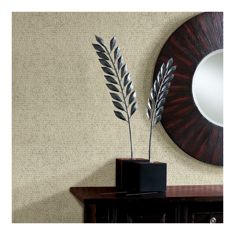 Brewster Carbon Platinum Honeycomb Geometric Wallpaper - 20.5 x 396 x 0.025