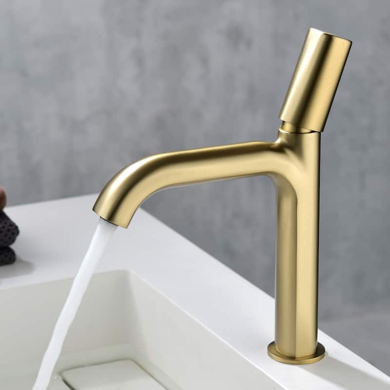 Single Handle Single Hole Bathroom Sink Faucet