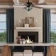 preview thumbnail 6 of 13, River of Goods Astrid Multicolored Oil-Rubbed Bronze and Stained Glass Tiffany-Style 3-Light 52-Inch Ceiling Fan