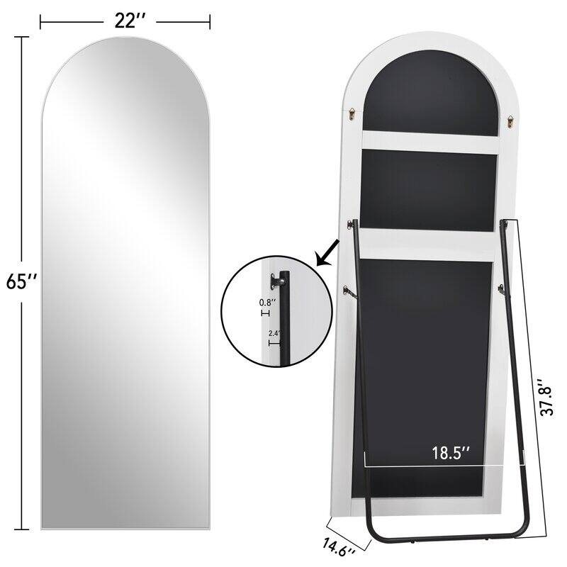 Arched Full Length Standing Floor/ Wall Mirror