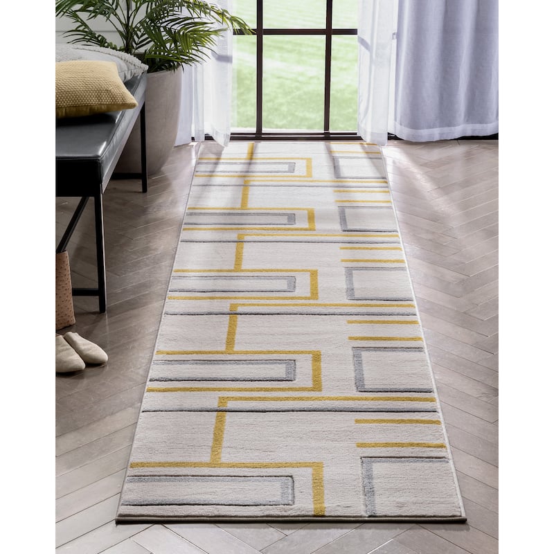 Well Woven Good Vibes Fiona Modern Geometric Area Rug