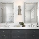 preview thumbnail 14 of 25, Rennnsan 2-Light Modern Industrial Cone Vanity Light in Brass/ Nickel
