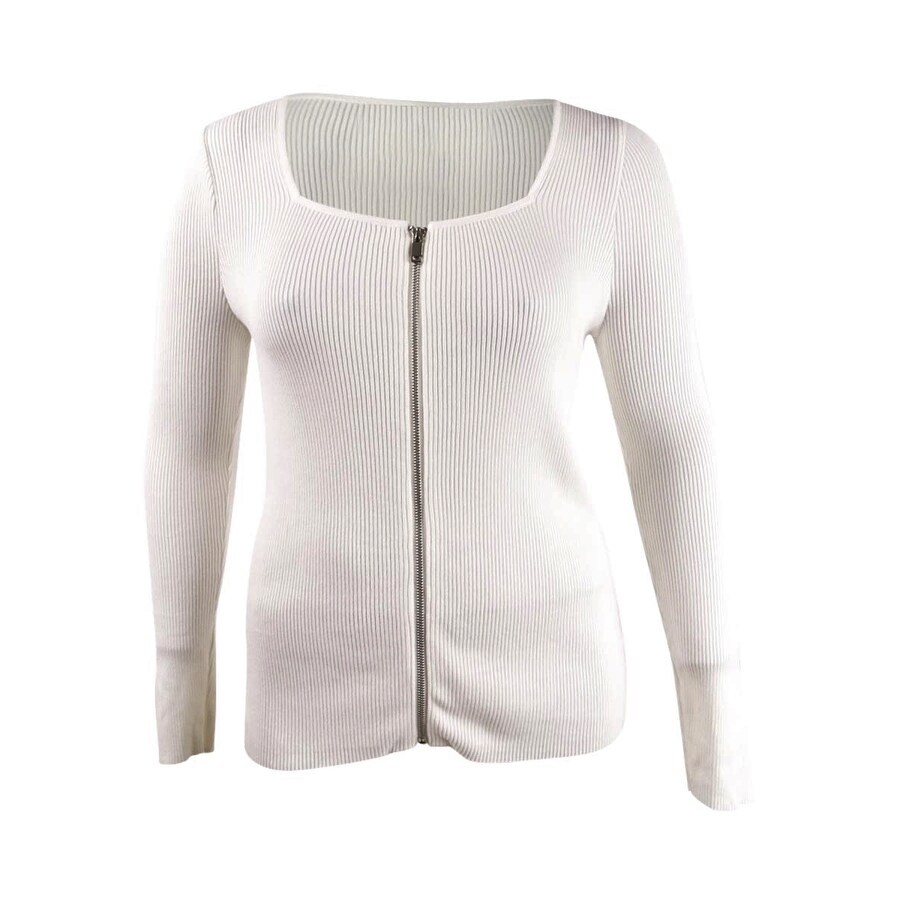 zip front sweater women's