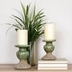 preview thumbnail 20 of 38, Sculptural Terracotta Pillar Candle Holder