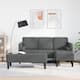 Option Dark Grey L-Shaped Sofa