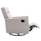 preview thumbnail 47 of 49, Roomfitters Modern Upholstered Rocker Nursery Chair, Plush Seating Glider Swivel Recliner Chair, Beige