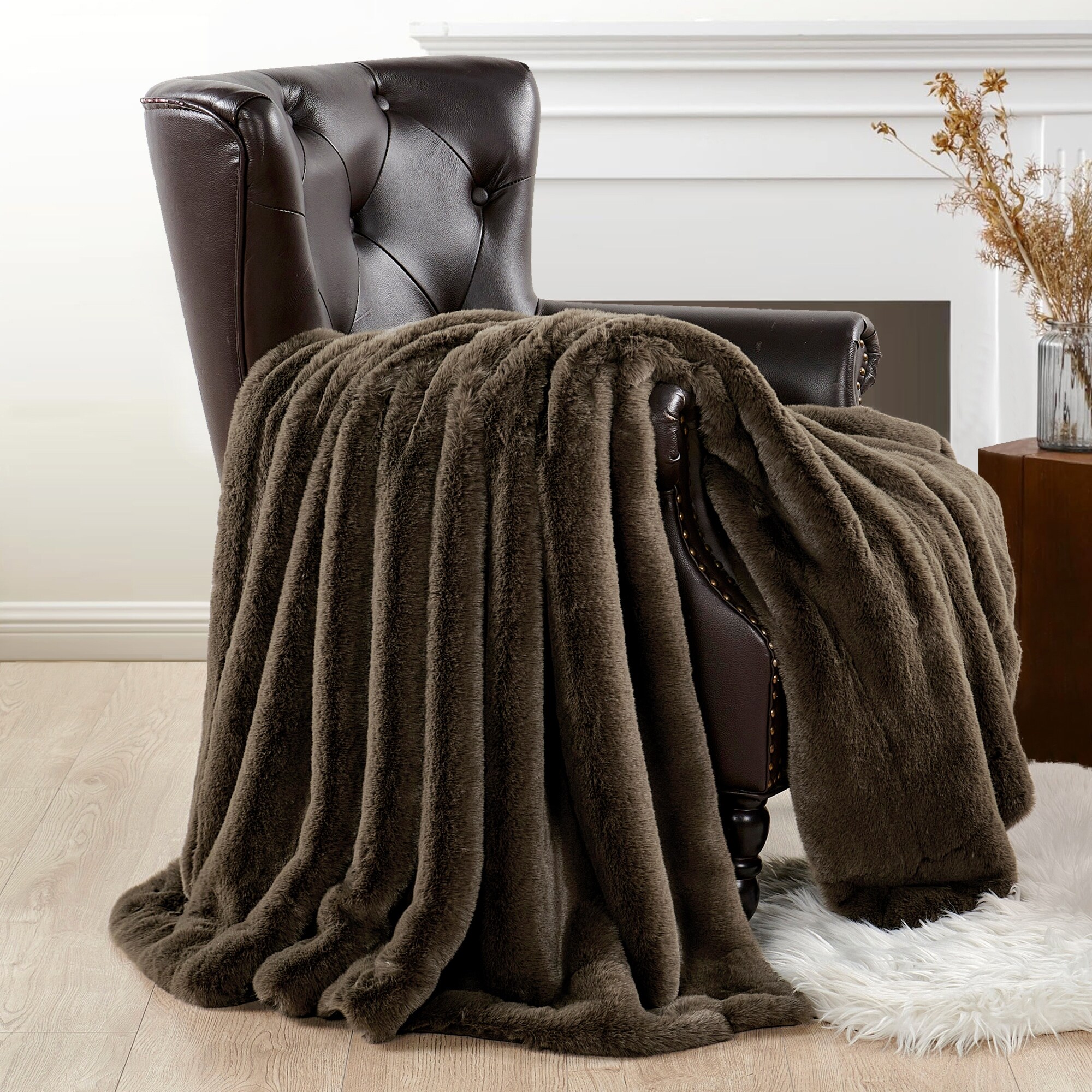 Heavy FauxFur Throw 50 x60 60 x80 Bed Bath Beyond 29485506