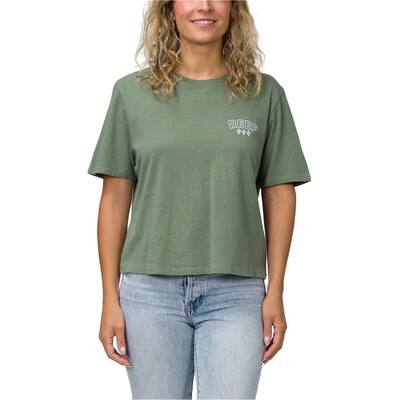 Reef Womens Cacti Graphic T-Shirt,, Green, X-Small