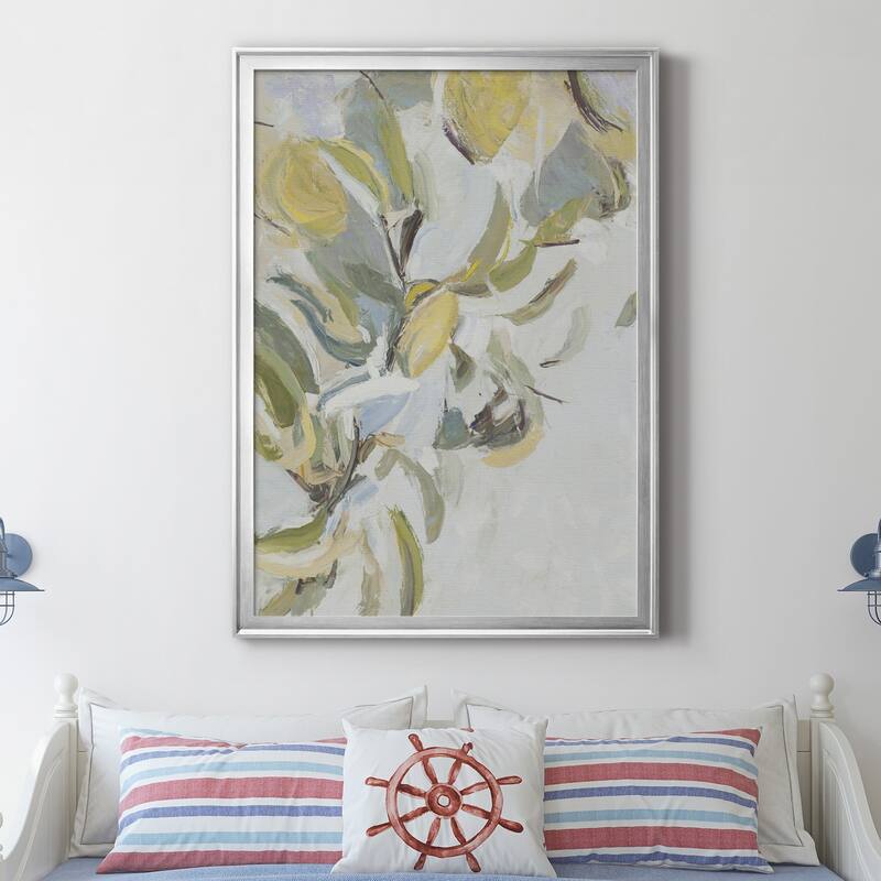 Lemon Pears Premium Framed Canvas - Ready to Hang