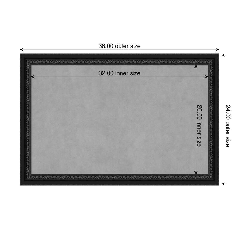 Amanti Art Downton Black Framed - 36 x 24 in