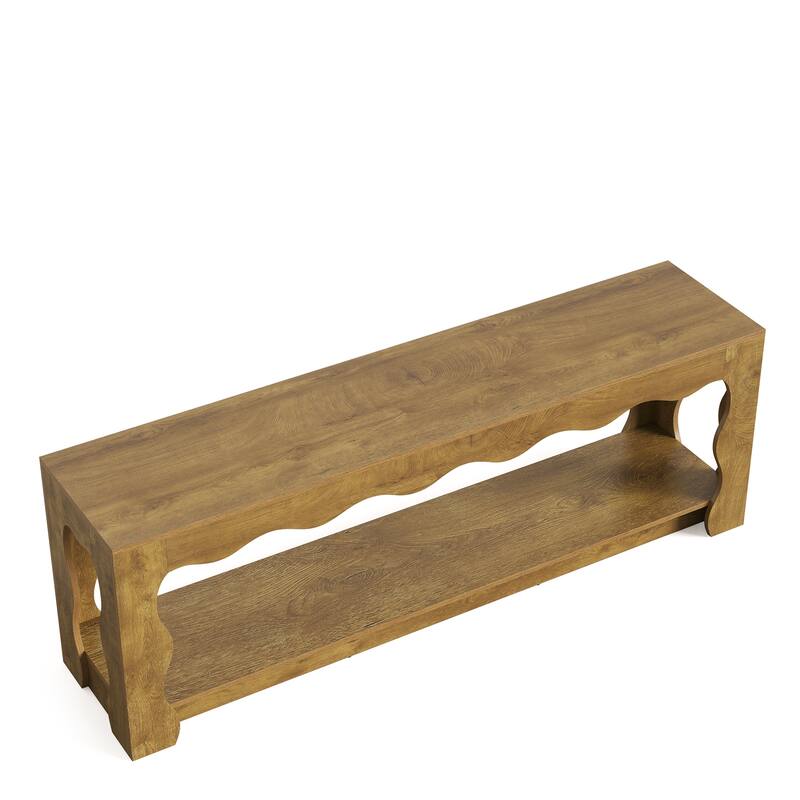 TV Stand for 65 Inch TV, Entertainment Center with Storage Cabinets