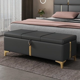 Bench With Storage Storage Ottoman Bench, Bedroom End Bench,PU