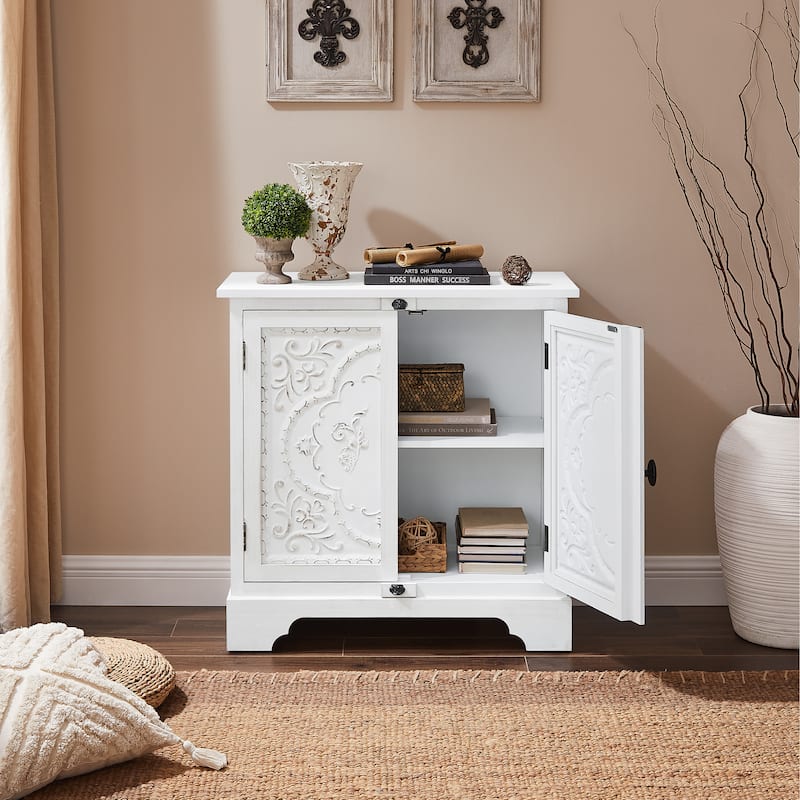 Art Leon Retro and Romantic Floral Cabinet