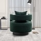 preview thumbnail 22 of 42, Accent Open Back Chair Modern Comfy Sofa Chair With Base, Club Chair Leisure Arm Chair For Lounge