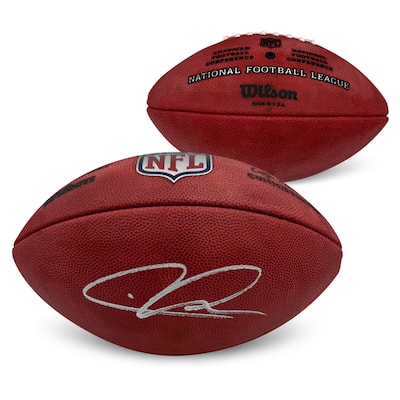 Chris Jones Autographed Kansas City Chiefs Signed NFL Authentic Duke Game Football Beckett COA - 8' x 11'