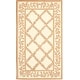 preview thumbnail 77 of 105, SAFAVIEH Handmade Chelsea Kimber Trellis French Country Wool Rug 2'9" x 4'9" - Ivory/Camel - Rectangle