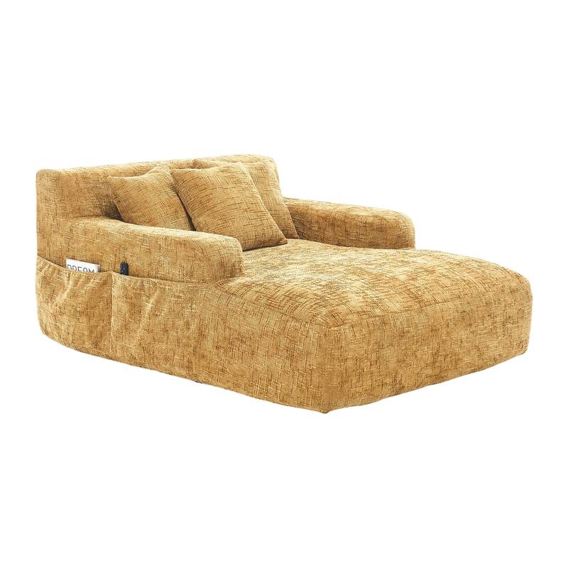 Futon Sofa Bed,3-in-1 Multi-Functional Corduroy Sleeper Couch Pull-Out Bed,Adjustable Backrest and Pillows,Convertible Sofa Bed
