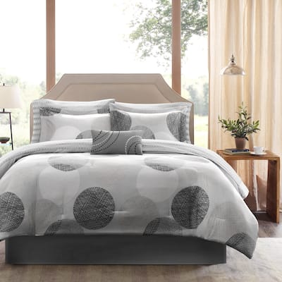 Madison Park Essentials Glendale Complete Comforter Set with Cotton Bed Sheets