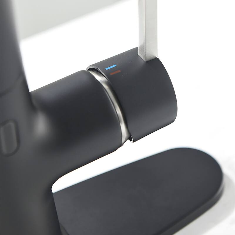 Touch-less Single Handle with Plate Modern Kitchen Sink Faucets