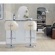 preview thumbnail 15 of 53, Porch & Den Dahlia Adjustable Bar Stool with Rounded T Footrest (Set of 2)