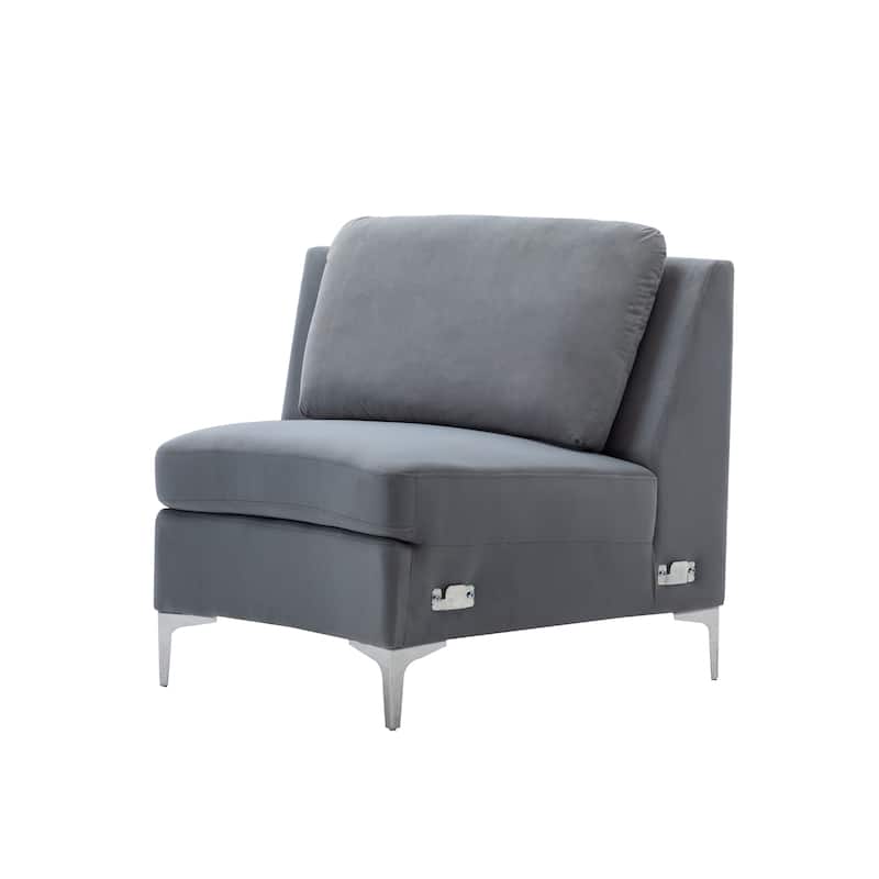 136'' Velvet Semicircle couch Modular Curve Sectional Sofa