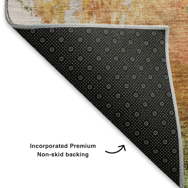 Premium Washable Super Soft Abstract Mayfield Rug