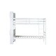 preview thumbnail 19 of 33, Functional Bunk Bed with Bookcase,Detachable Kids Beds,Twin over Twin