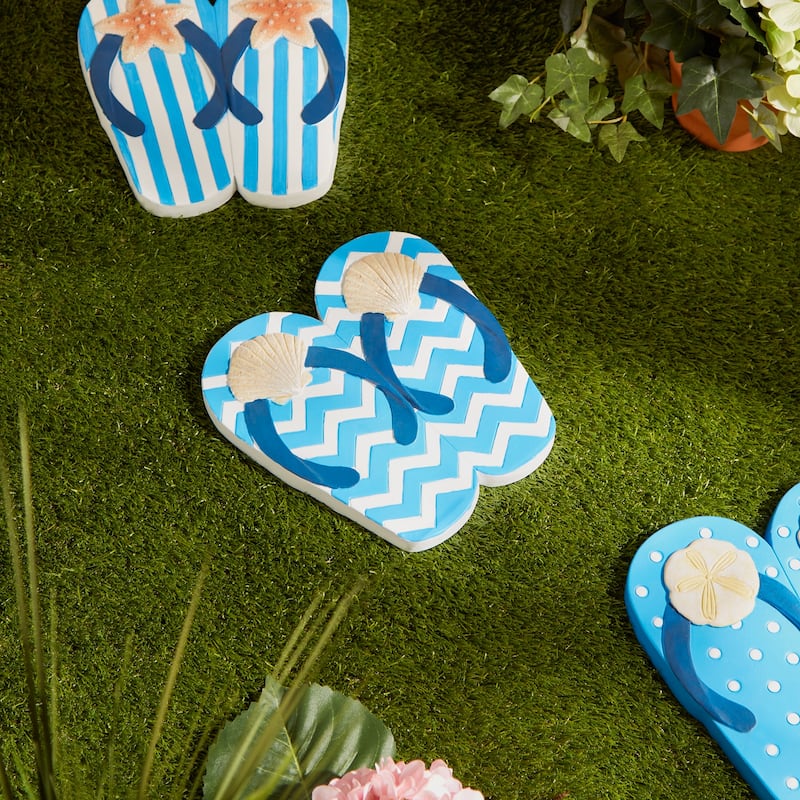 Sunflower Dot Flip Flop Stepping Stone