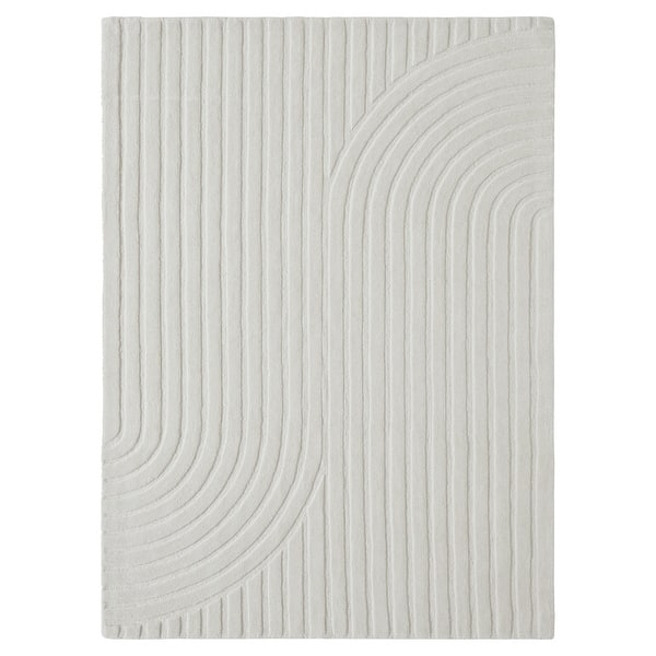 slide 2 of 5, Cantu 5'3" x 7'3" ft Handwoven Indoor Rug, Ivory - 5'3" x 7'3" ft