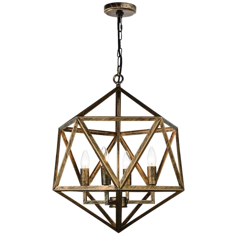 Amazon 4 Light Antique Forged Copper Pendant - Antique Forged Copper - Antique Forged Copper