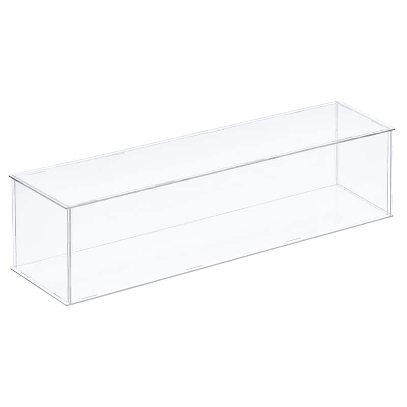 Acrylic Display Case Plastic Box Storage Assemble Dustproof Showcase