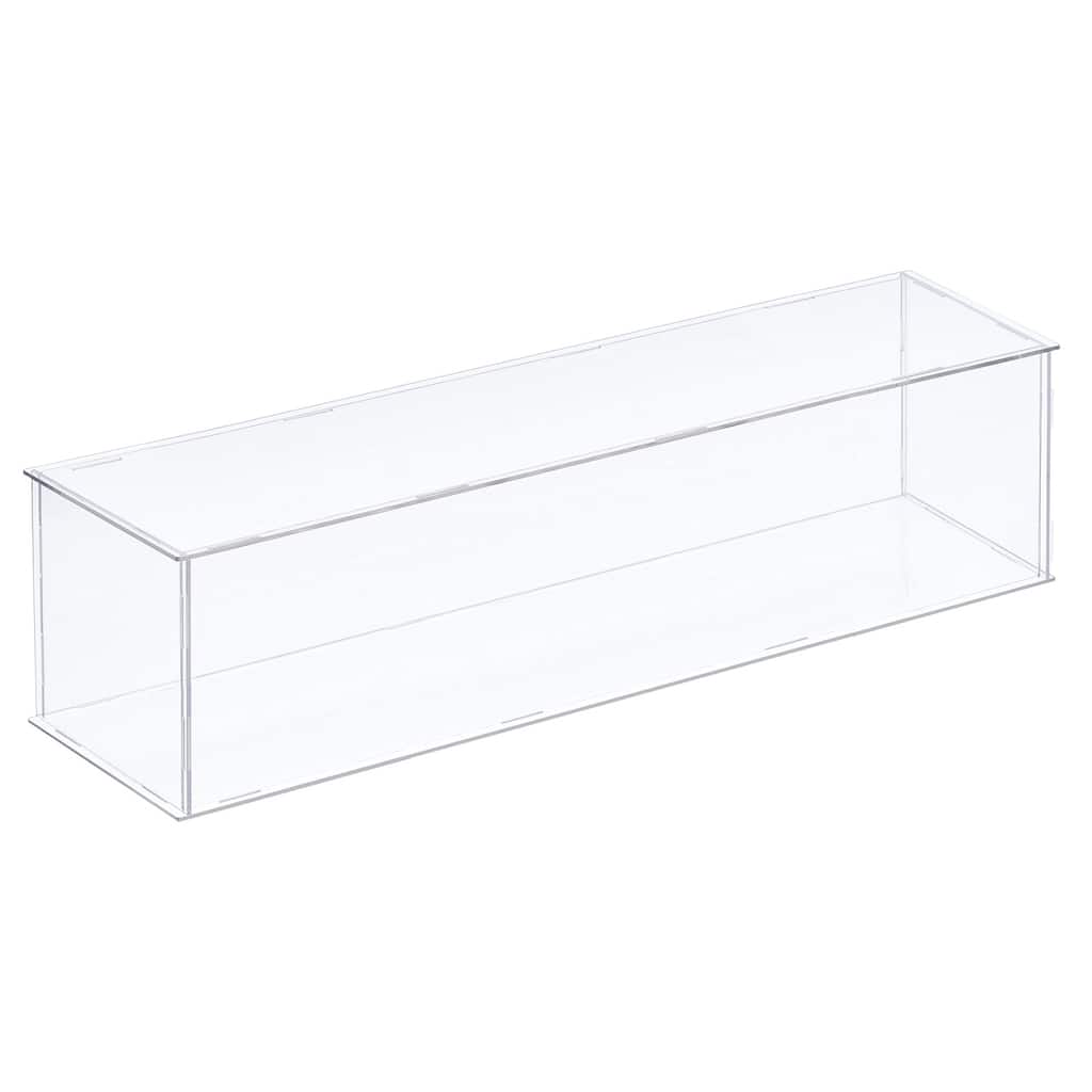 Acrylic Display Case Plastic Box Storage Assemble Dustproof Showcase