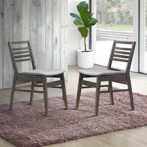 Costway Set of 2 Dining Side Chairs Armless PU Leather Upholstered