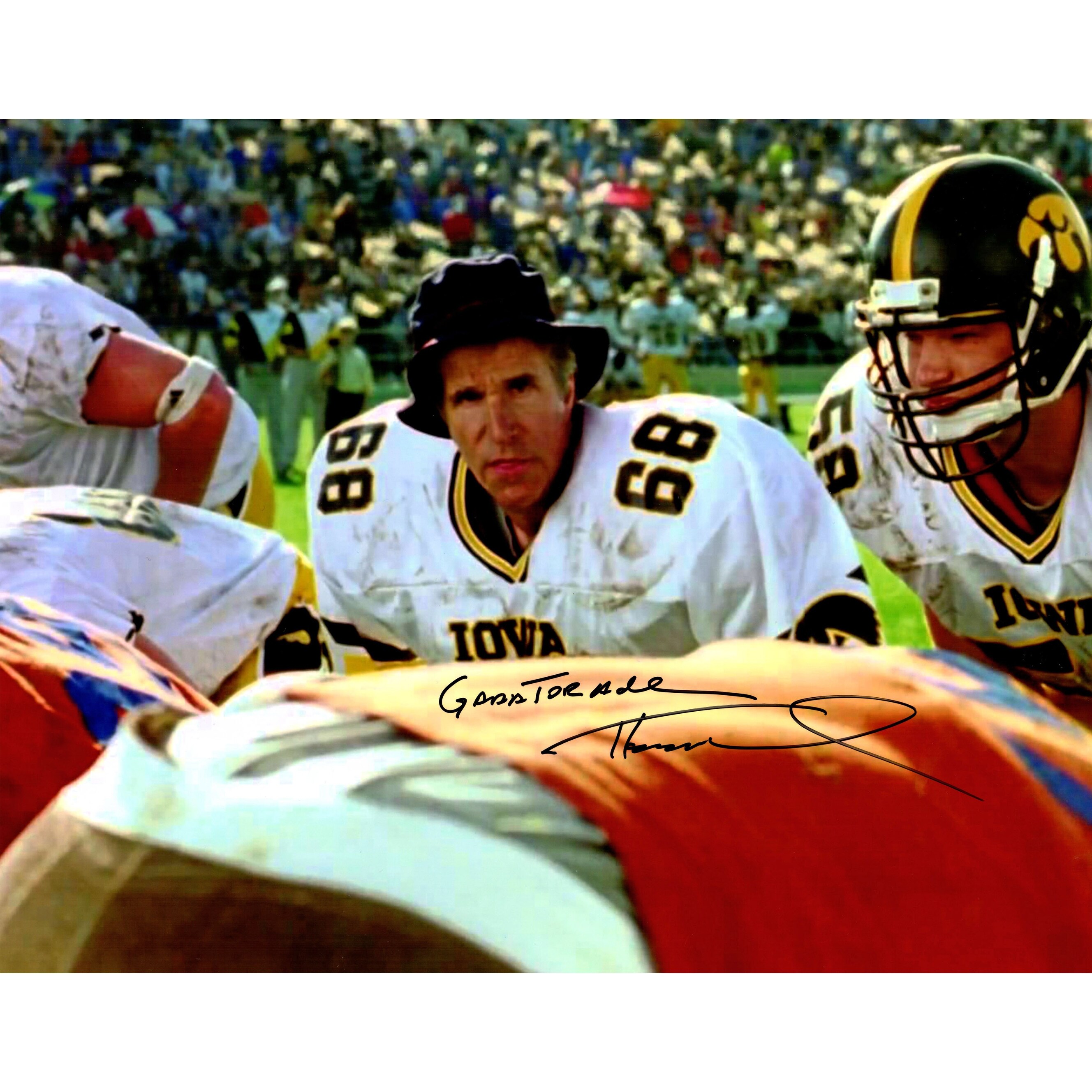 Shop Henry Winkler The Waterboy Taunting Wearing Iowa Uniform 11x14 Photo Wgaaatorade Overstock 13279949