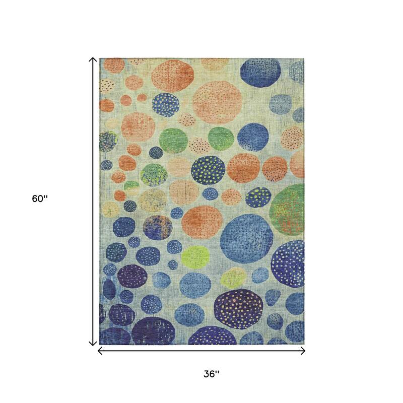 HomeRoots Geometric Transitional Rectangle Outdoor Rug