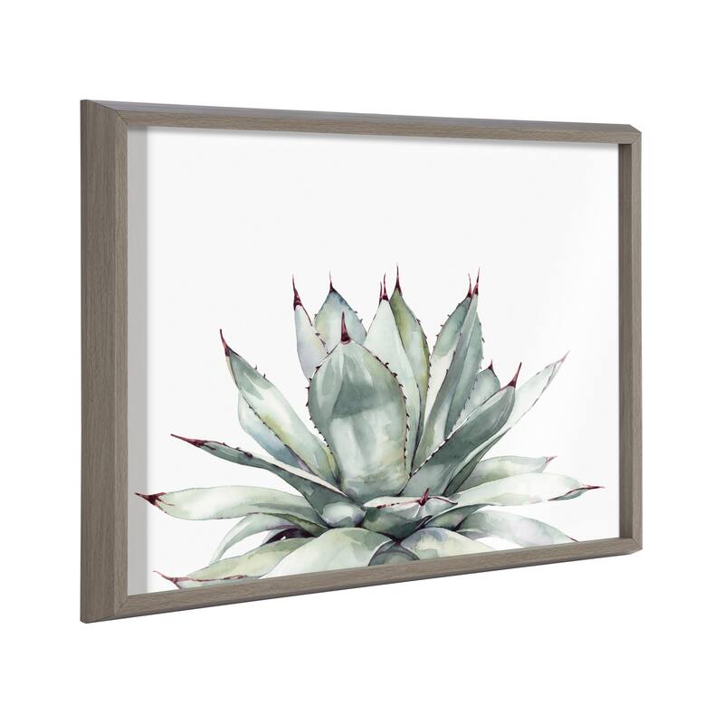 Kate and Laurel Blake Parrys Agave Glass by Emily Marie Watercolors