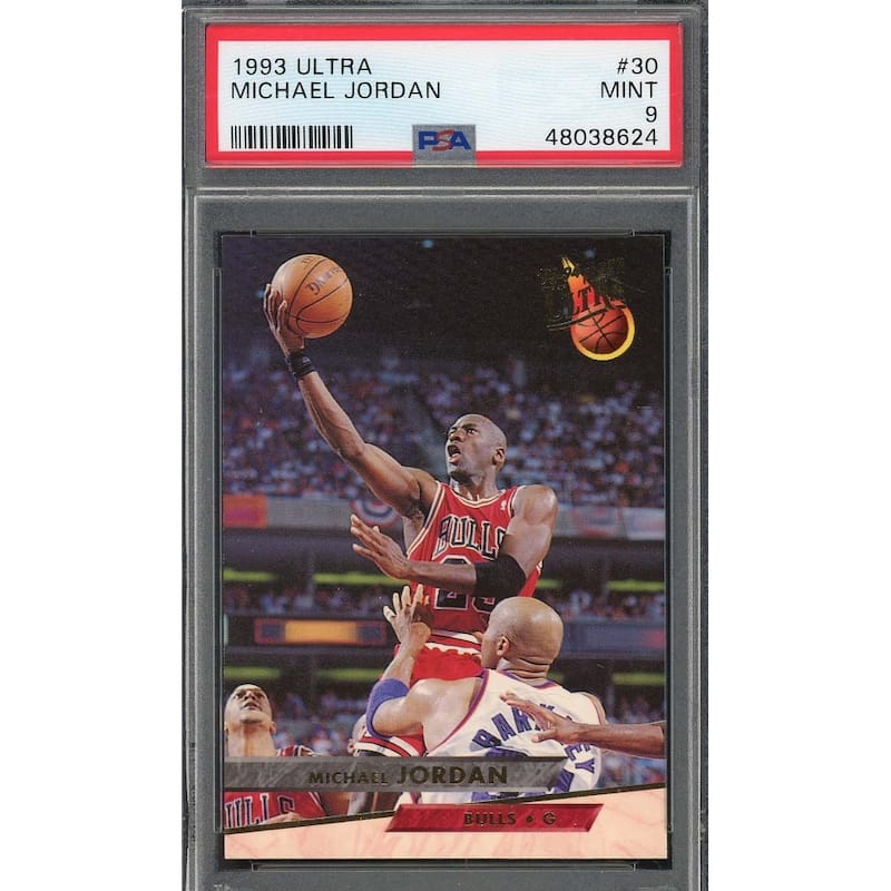 Michael Jordan 1993 Fleer Ultra Basketball Card #30 Graded PSA 9 - 8'6" x 11'6"